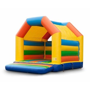 Springkussen Giant Colorful met Popcornmachine