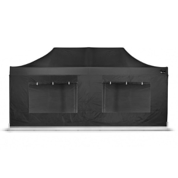 Zijwanden voor easy up partytent - zwart - 3x6m